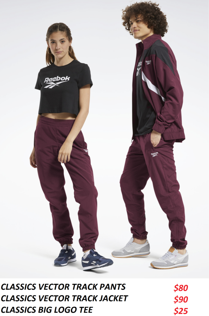 reebok track pants