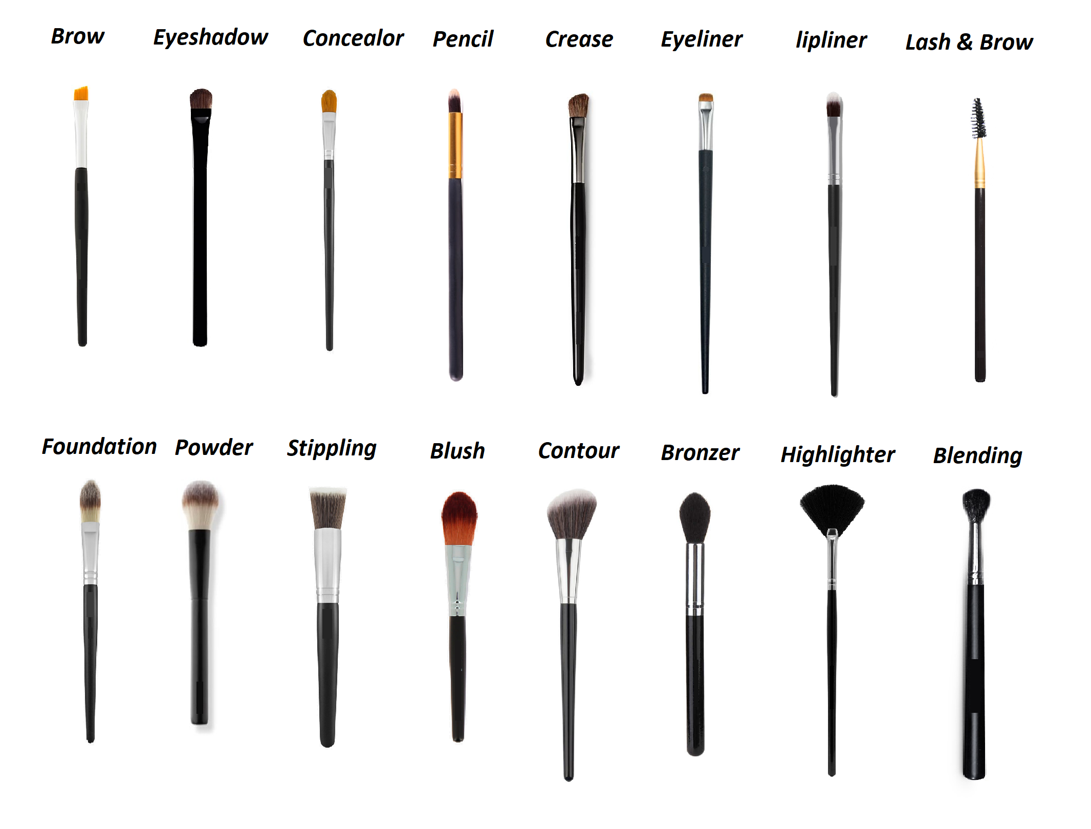 makeup brushes